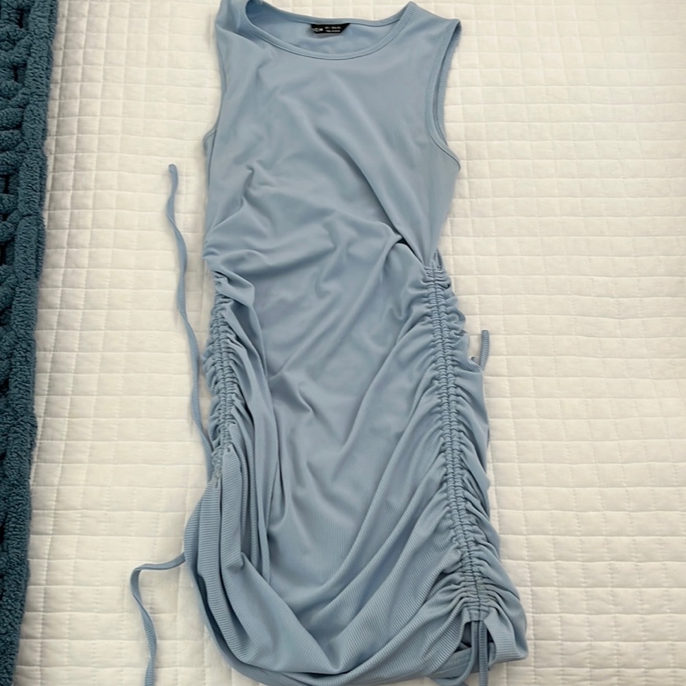 Shein blue mini dress